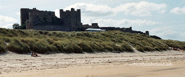 Bamburgh Castle and Beach